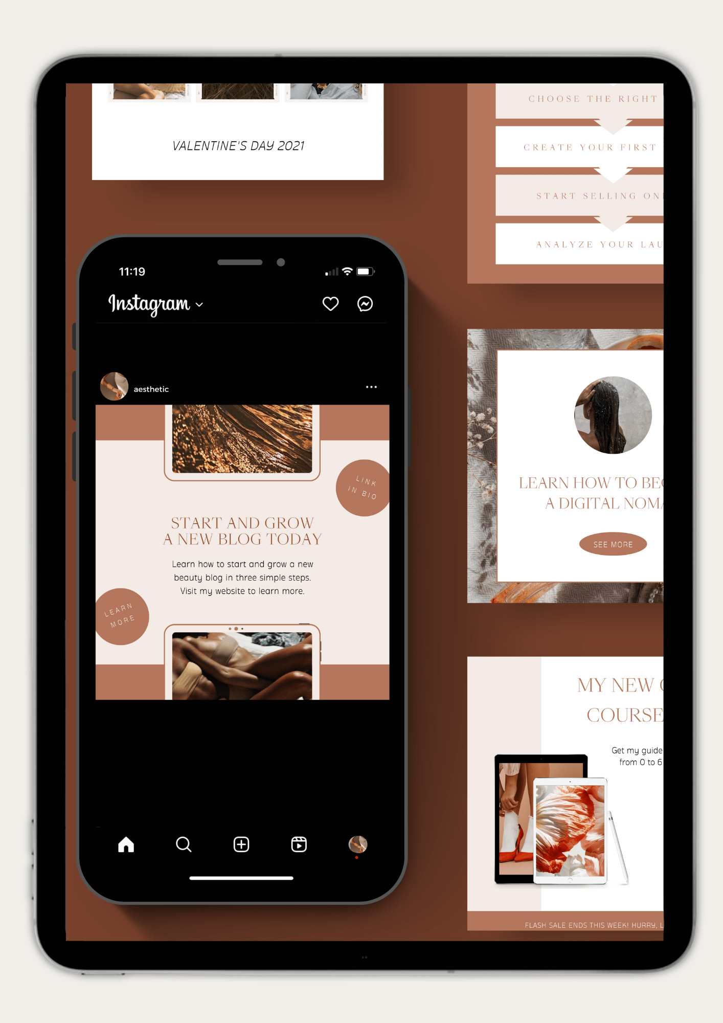 100 Business Instagram Templates - TOP TIER Communications