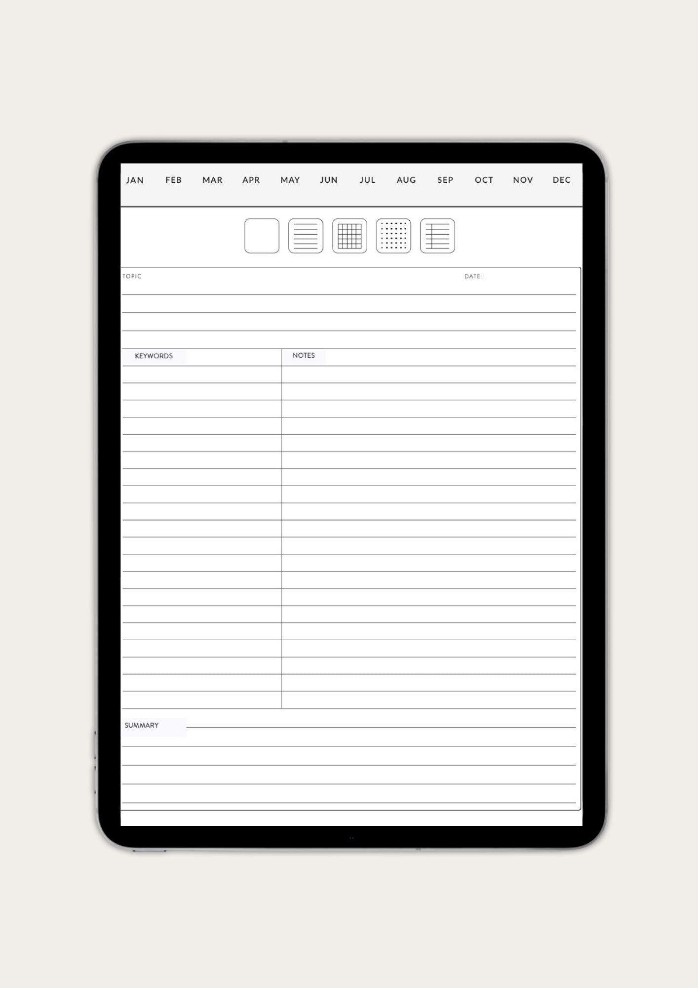 GoodNotes planner notebook, Planner for appointments, Daily planner for routines, Digital planner for organization, GoodNotes planner for productivity, Planner for daily goals, Undated planner for GoodNotes