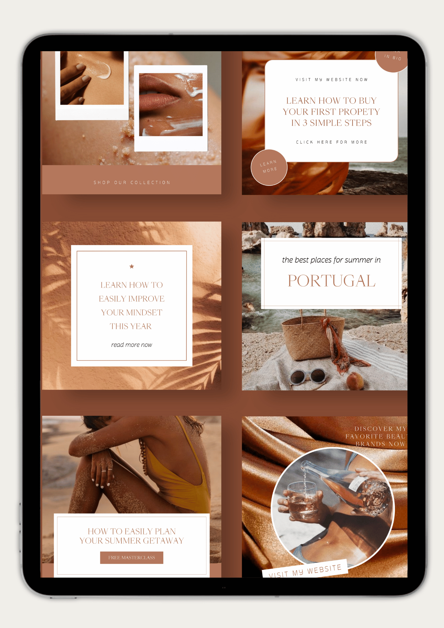 100 Business Instagram Templates - TOP TIER Communications
