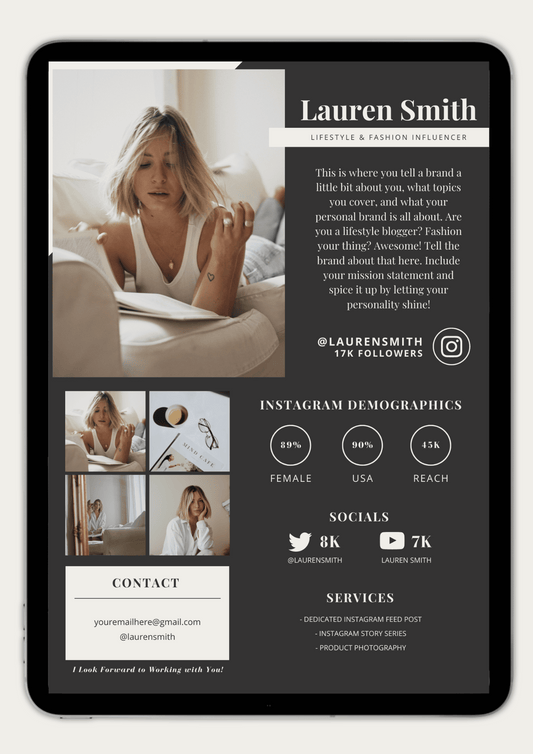 Media Kit Template 02 - TOP TIER Communications