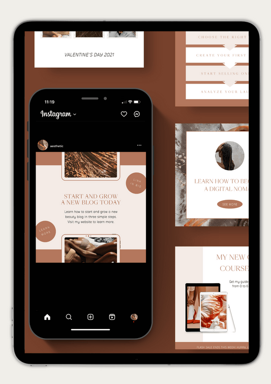 100 Business Instagram Templates - TOP TIER Communications