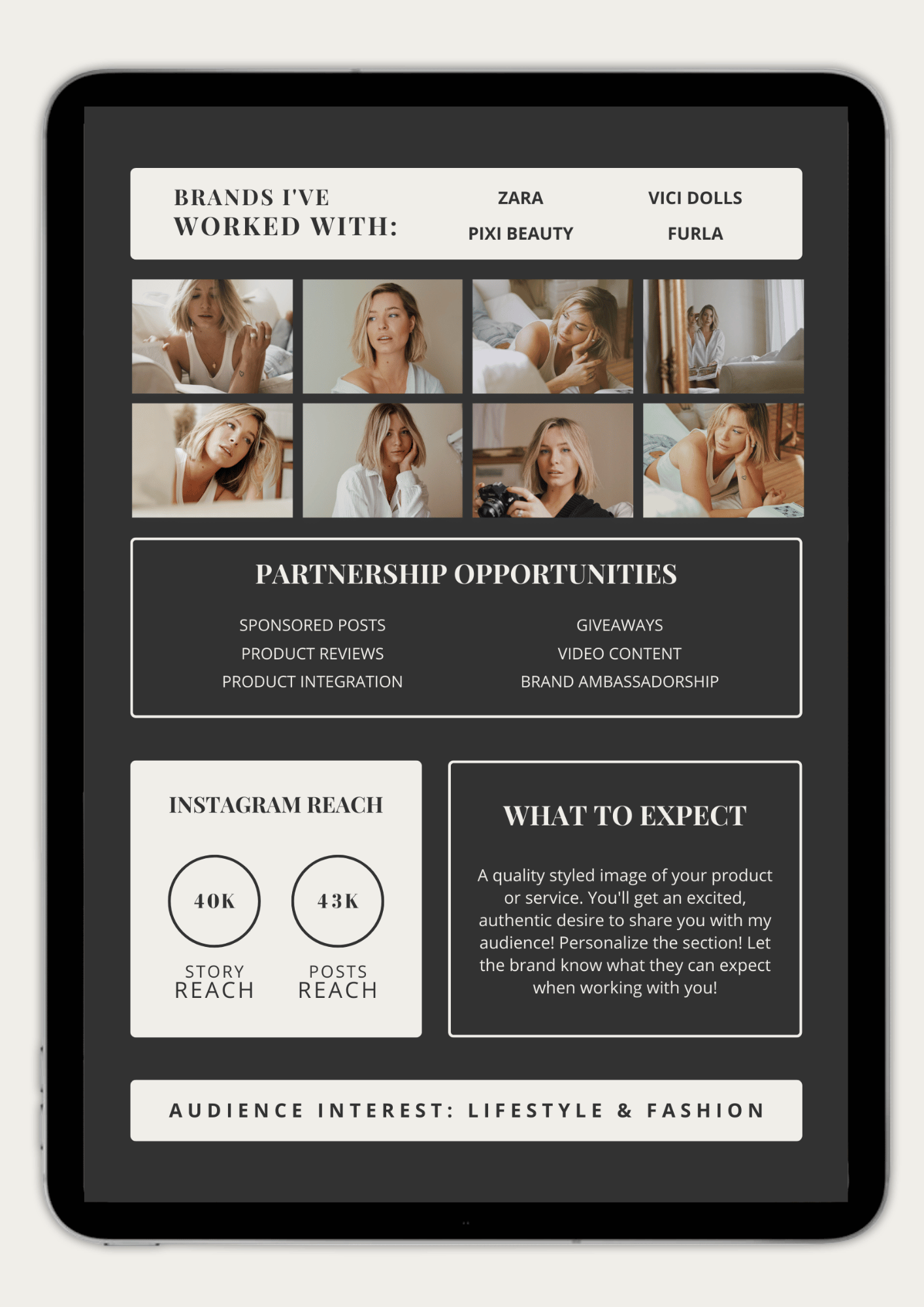 Media Kit Template 02 - TOP TIER Communications