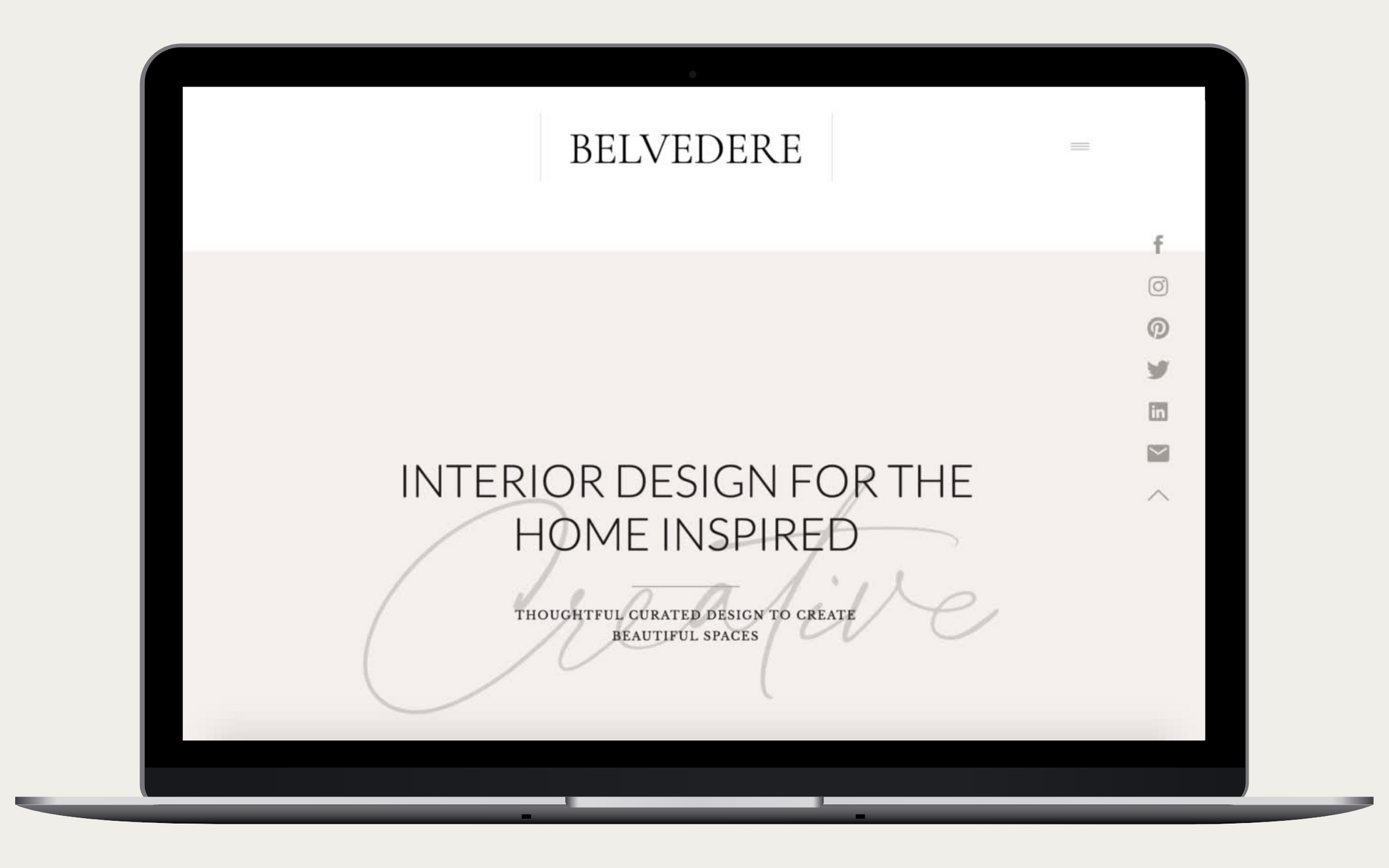 Belvedere Showit x TOP TIER Website Template - TOP TIER Communications