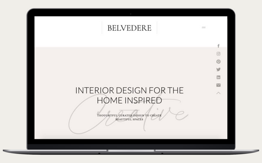 Belvedere Showit x TOP TIER Website Template - TOP TIER Communications