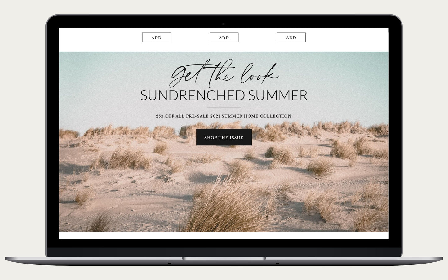 Belvedere Showit x TOP TIER Website Template - TOP TIER Communications